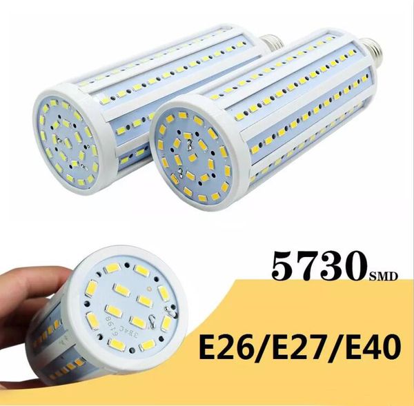 

wholesale - super bright 40w 50w 60w 80w led bulbs e27 e40 smd 5730 led corn lights 360 angle led pendant lighting ac 110-240v