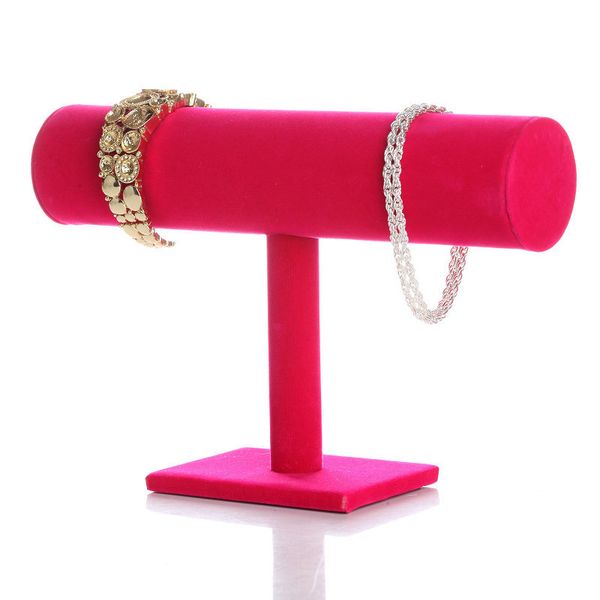 new arrival velvet jewelry display organizer stand holder packaging bracelet chain watch holder t bar rack, Black
new arrival velvet jewelry display organizer stand holder packaging bracelet chain watch holder t bar rack, Black