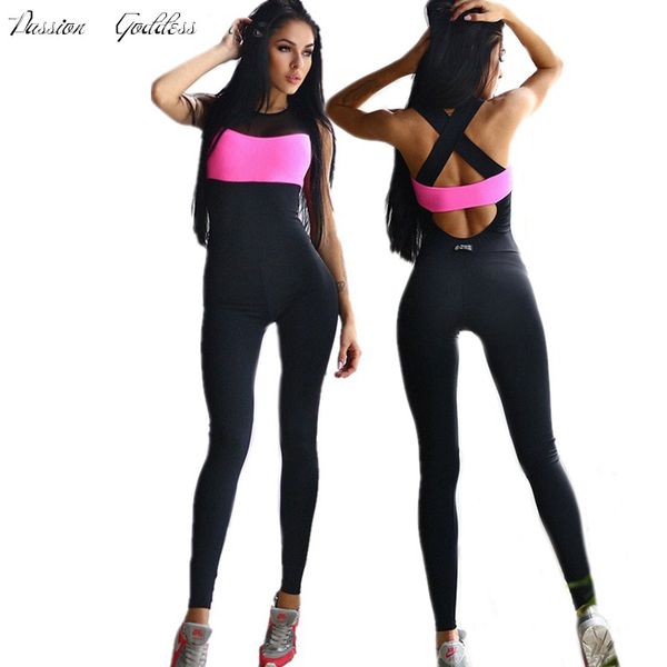 women fitness sportswear jumpsuit full bodysuit elastic overalls enteritos mujer bodysuit work out romper backless womens skinny, Black;white
women fitness sportswear jumpsuit full bodysuit elastic overalls enteritos mujer bodysuit work out romper backless womens skinny, Black;white