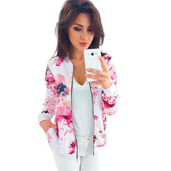fashion causal women long sleeve floral print ladies loose zipper jacket girls coat outwear overcoat autumn clothes, Black;brown
fashion causal women long sleeve floral print ladies loose zipper jacket girls coat outwear overcoat autumn clothes, Black;brown