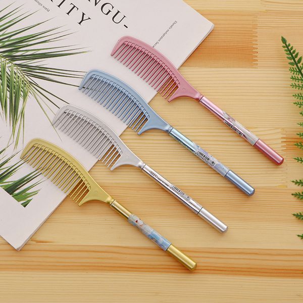 creative comb gel pen black ink pen gift for girls cute school supplies students stationery kawaii neutral ballpoint writing
creative comb gel pen black ink pen gift for girls cute school supplies students stationery kawaii neutral ballpoint writing
