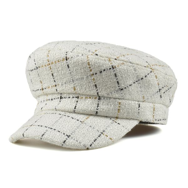 black plaid wool cap autumn winter women cadet tactical flat army hat gorras hat, Blue;gray
black plaid wool cap autumn winter women cadet tactical flat army hat gorras hat, Blue;gray