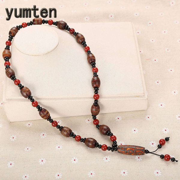 yumten classic women necklace natural agate dzi bead tibetan ornaments wedding jewelry round beaded pendant accessories stone, Silver
yumten classic women necklace natural agate dzi bead tibetan ornaments wedding jewelry round beaded pendant accessories stone, Silver