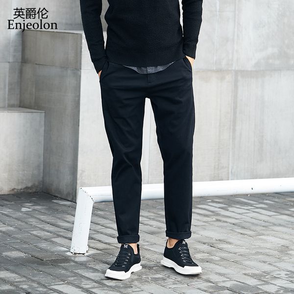 enjeolon brand new winter long straight trousers pants men gray solid casual pants men quality thick casual males k6825, Black
enjeolon brand new winter long straight trousers pants men gray solid casual pants men quality thick casual males k6825, Black