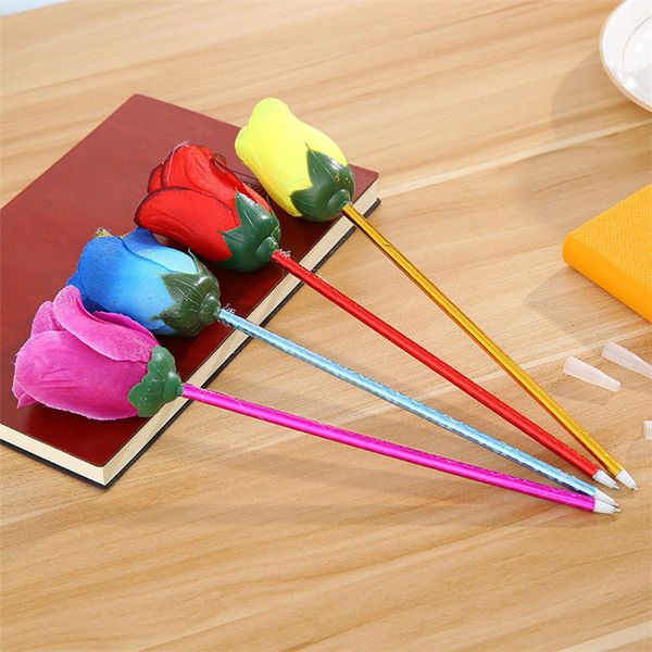gifts rose shape ballpoint pen lovely flowers signature pen creative study office pen t3i0028, Blue;orange
gifts rose shape ballpoint pen lovely flowers signature pen creative study office pen t3i0028, Blue;orange