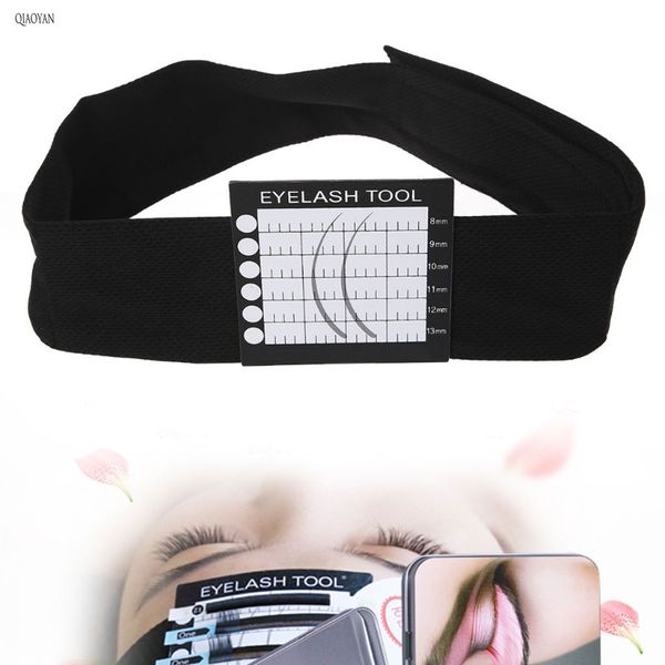 magnetic eyelashes pad headband headscarf for eyelash extension makeup tool