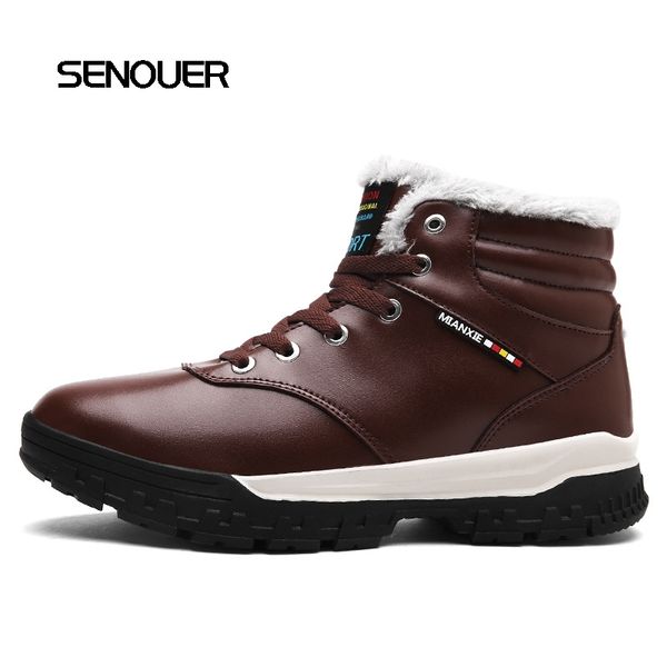 warm winter men boots with fur lace up men's casual shoes plus velvet comfortable breathable shoes big size 45 46 47 48, Black
warm winter men boots with fur lace up men's casual shoes plus velvet comfortable breathable shoes big size 45 46 47 48, Black
