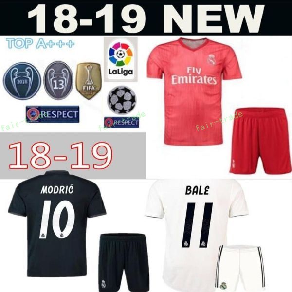 La Liga Real Madrid 10 Luka Modric Jersey Set Soccer 11 Gareth Bale 20 Marco Asensio Football Shirt Kits Uniform Custom Name Number
La Liga Real Madrid 10 Luka Modric Jersey Set Soccer 11 Gareth Bale 20 Marco Asensio Football Shirt Kits Uniform Custom Name Number