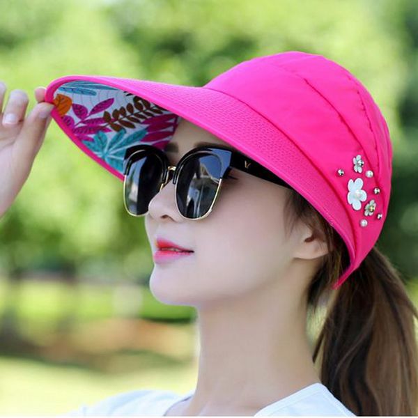 laamei 2018 simple women summer beach sun hats pearl packable sun visor hat with big heads wide brim female cap uv protection, Blue;gray
laamei 2018 simple women summer beach sun hats pearl packable sun visor hat with big heads wide brim female cap uv protection, Blue;gray