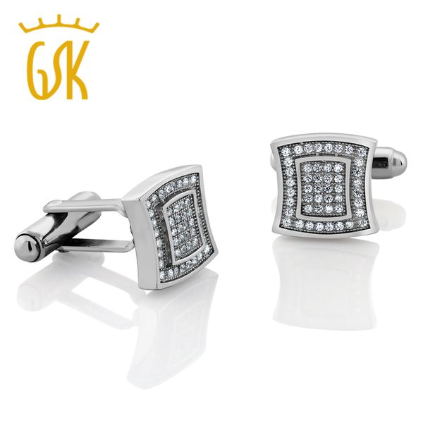gemstoneking classic cufflinks gentleman business style white zirconia 925 sterling silver cufflinks for men 13x13mm contoured, Slivery;golden
gemstoneking classic cufflinks gentleman business style white zirconia 925 sterling silver cufflinks for men 13x13mm contoured, Slivery;golden