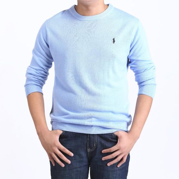 High quality new brand men's round neck sweater knit cotton sweaters jumper pullover sweater men winter sweater
High quality new brand men's round neck sweater knit cotton sweaters jumper pullover sweater men winter sweater