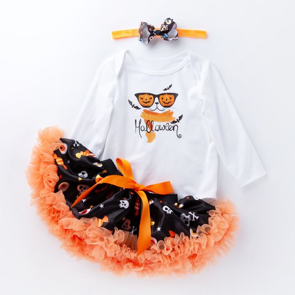new 2018 halloween funny romper sets for girls boys pumpkin baby romper tutu skirts headbands 3pcs newborn baby girl clothes set, White
new 2018 halloween funny romper sets for girls boys pumpkin baby romper tutu skirts headbands 3pcs newborn baby girl clothes set, White