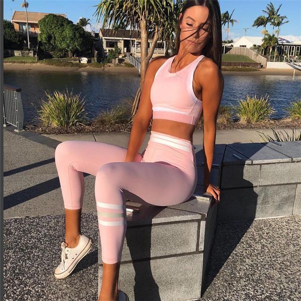 pink color sport leggings suit gym workout sportswear 2pcs/set sports bra + high waist fitness pants yoga sports sets, White;red
pink color sport leggings suit gym workout sportswear 2pcs/set sports bra + high waist fitness pants yoga sports sets, White;red