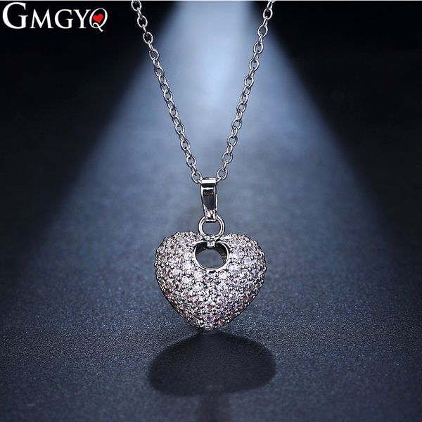 gmgyq fashion necklaces for women 2018 rose gold heart necklaces pendant on neck friends gift for women accessories, Silver
gmgyq fashion necklaces for women 2018 rose gold heart necklaces pendant on neck friends gift for women accessories, Silver