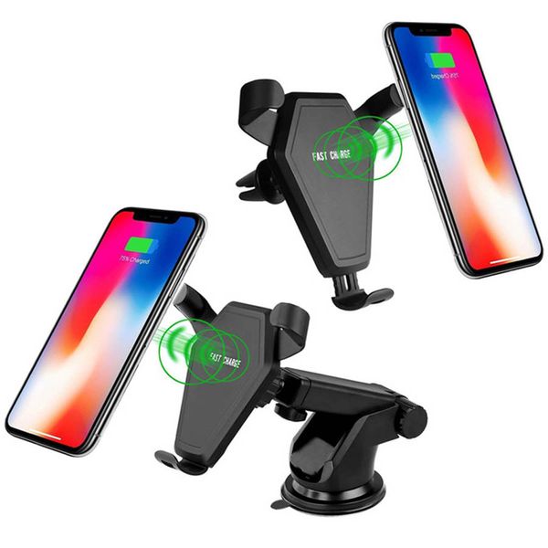 N5 Qi Wireless Car Charger With Holder Stand 10W Quick Charger For iPhone X 8 Plus Samsung S9 S8
N5 Qi Wireless Car Charger With Holder Stand 10W Quick Charger For iPhone X 8 Plus Samsung S9 S8