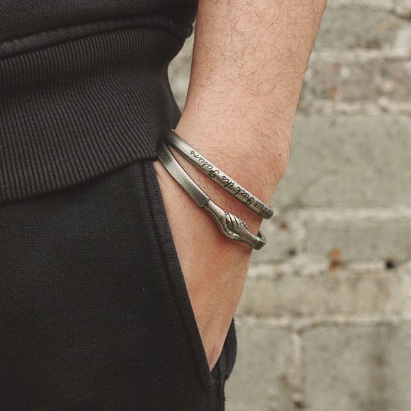 bangles open cuff bangle stainless steel titanium cuff bracelets vintage silver color love bangle gentleman's pulseiras joyas, Black
bangles open cuff bangle stainless steel titanium cuff bracelets vintage silver color love bangle gentleman's pulseiras joyas, Black