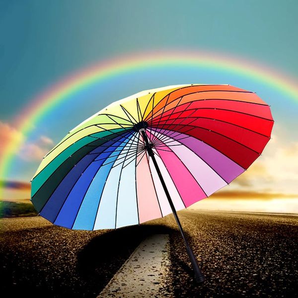 jpzylfkzl 24k new long-handle rainbow umbrella 2-3 people car large windproof straight umbrella corporation
jpzylfkzl 24k new long-handle rainbow umbrella 2-3 people car large windproof straight umbrella corporation