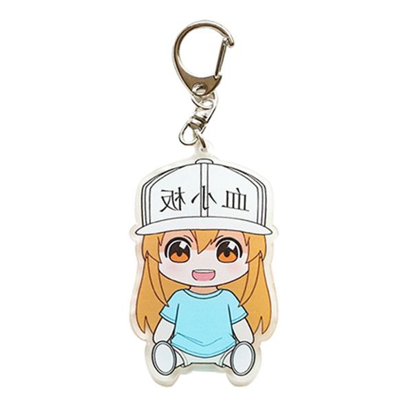 1pcs anime hataraku saibou for men women erythrocyte platelet key chain ring holder pendants acrylic leukocyte red blood cell, Silver
1pcs anime hataraku saibou for men women erythrocyte platelet key chain ring holder pendants acrylic leukocyte red blood cell, Silver