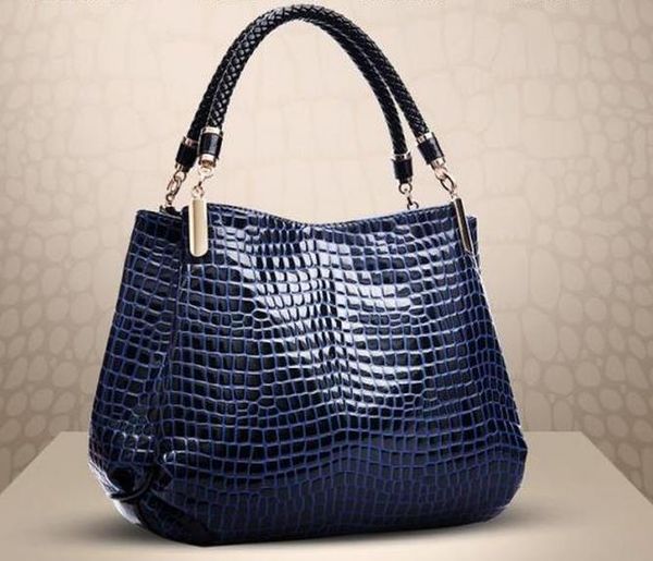 new fashion brand patent leather shoulder bag women zipper handbag crocodile pattern leisure casual evening party shoudler bags
new fashion brand patent leather shoulder bag women zipper handbag crocodile pattern leisure casual evening party shoudler bags
