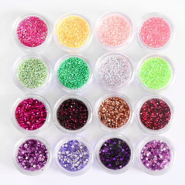 meet across 4box/set pro women beauty nails glitter powder pink green purple ultra shining mix hexagon nail art tips decorations, Silver;gold
meet across 4box/set pro women beauty nails glitter powder pink green purple ultra shining mix hexagon nail art tips decorations, Silver;gold