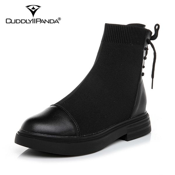 cuddlyiipanda women fashion ankle boots leather winter warm sock boots women platform ankle socks sneakers casual sneakers, Black
cuddlyiipanda women fashion ankle boots leather winter warm sock boots women platform ankle socks sneakers casual sneakers, Black