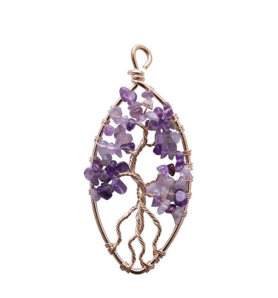 fashion classic pendant necklace gemstone amethyst beads tree of life for men and women mother's day gift, Silver
fashion classic pendant necklace gemstone amethyst beads tree of life for men and women mother's day gift, Silver