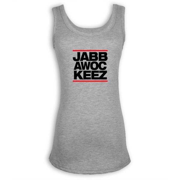 letter jabb awoc keez printing women's tank fitness tank for lady girl femme cotton basic summer sleeveless t-shirt, White
letter jabb awoc keez printing women's tank fitness tank for lady girl femme cotton basic summer sleeveless t-shirt, White