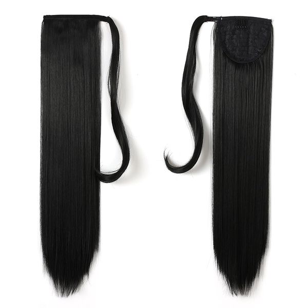 100% human ponytail drawstring straight ribbon ponytails clip in hair extensions 60cm,24" 140g pony tail horsetail remy human hairpiece, Black
100% human ponytail drawstring straight ribbon ponytails clip in hair extensions 60cm,24" 140g pony tail horsetail remy human hairpiece, Black