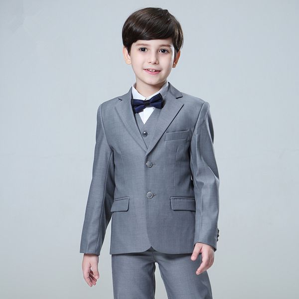 customized boy gray suit boy single breasted suit three-piece set (jacket + pants + vest) children' party graduation ceremony dress, Black
customized boy gray suit boy single breasted suit three-piece set (jacket + pants + vest) children' party graduation ceremony dress, Black