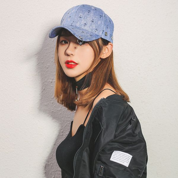 new anchor pattern print cap sunscreen hat spring summer female sunshade hat adjustable iron ring gorras dad hats, Blue;gray
new anchor pattern print cap sunscreen hat spring summer female sunshade hat adjustable iron ring gorras dad hats, Blue;gray