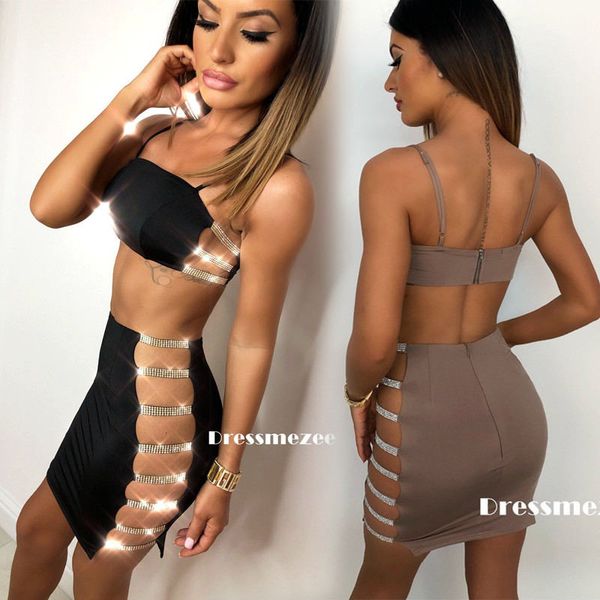 new 2018 women's bandage bodycon sleeveless cut out party cocktail club crop mini skirts women dresses suits, White;black
new 2018 women's bandage bodycon sleeveless cut out party cocktail club crop mini skirts women dresses suits, White;black