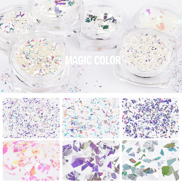6 color/set irregular sequins glitter colorful shinning sequin diamond shape diy for nails art manicure decoration festival nail, Silver;gold
6 color/set irregular sequins glitter colorful shinning sequin diamond shape diy for nails art manicure decoration festival nail, Silver;gold
