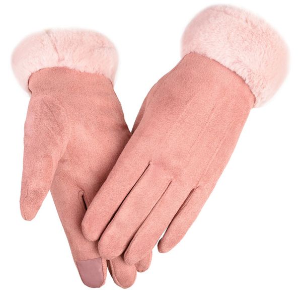 women touch screen gloves winter casual fleece lined suede keep warm mittens fashion thicken outdoor driving gloves, Blue;gray
women touch screen gloves winter casual fleece lined suede keep warm mittens fashion thicken outdoor driving gloves, Blue;gray