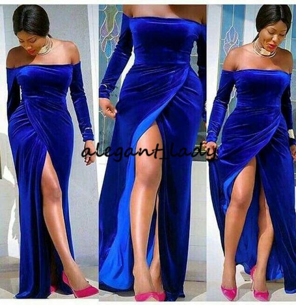 королевский синий бархат выпускного вечера платья с длинным рукавом 2019 sexy split off плечо африканской взлетно-посадочной полосы плюс раз, Black
королевский синий бархат выпускного вечера платья с длинным рукавом 2019 sexy split off плечо африканской взлетно-посадочной полосы плюс раз, Black