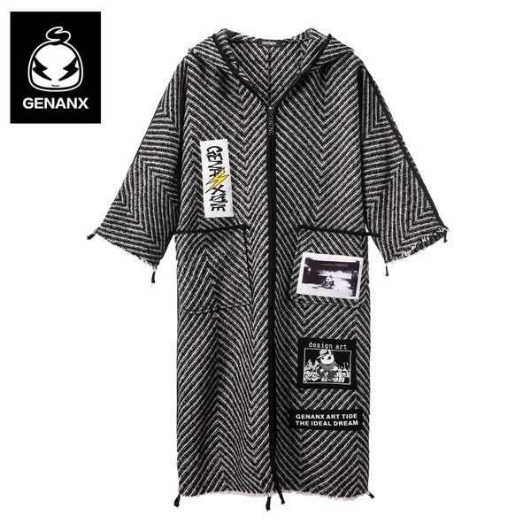 genanx brand streetwear loose oversize loose hooded zipper winter coat men cotton wool coats men fashion city, Black
genanx brand streetwear loose oversize loose hooded zipper winter coat men cotton wool coats men fashion city, Black