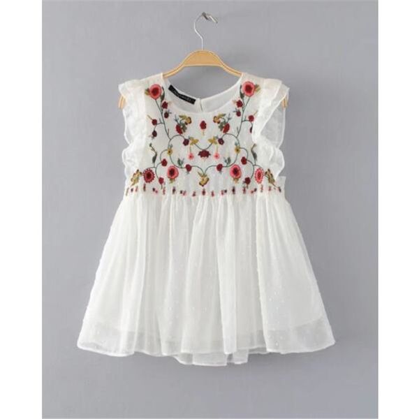 ruffles voile tank floral embroidery gauze sleeveless women sweet mesh vest summer ladies camis femme, White
ruffles voile tank floral embroidery gauze sleeveless women sweet mesh vest summer ladies camis femme, White