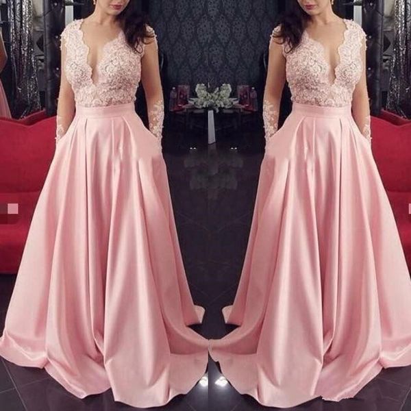 long sleeve evening formal dresses with pocket design 2018 lace stain long sleeve v-neck dubai arabic plus size occasion prom gown, Black;red
long sleeve evening formal dresses with pocket design 2018 lace stain long sleeve v-neck dubai arabic plus size occasion prom gown, Black;red