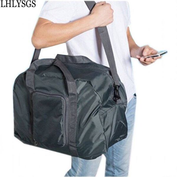 lhlysgs waterproof nylon sportsing folding baggage bags fashion foldable travel bag hand luggage shoulder bag
lhlysgs waterproof nylon sportsing folding baggage bags fashion foldable travel bag hand luggage shoulder bag