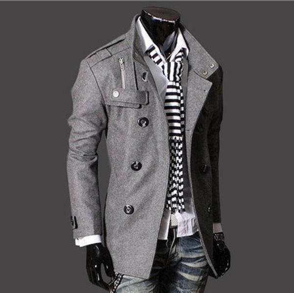 foreign trade men's cross-border explosion models new double-breasted collar collar epaulettes long section windbreaker large size 3xl, Tan;black
foreign trade men's cross-border explosion models new double-breasted collar collar epaulettes long section windbreaker large size 3xl, Tan;black