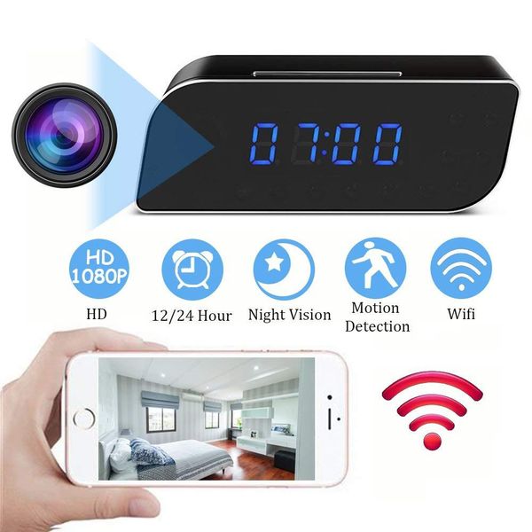 wifi desk alarm clock camera full hd 1920*1080p radio pinhole night vision wireless ip table clock camera internet pinhole for ios / android
wifi desk alarm clock camera full hd 1920*1080p radio pinhole night vision wireless ip table clock camera internet pinhole for ios / android