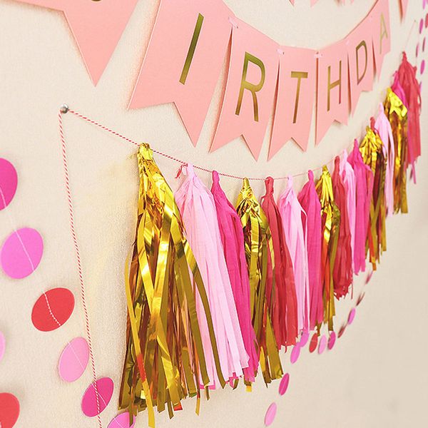 5pcs/set diy tissue garland foil gold silver tassel fringe bunting backdrop party decoration
5pcs/set diy tissue garland foil gold silver tassel fringe bunting backdrop party decoration