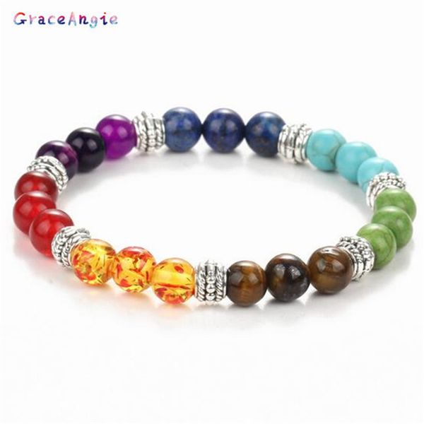 graceangie colorful beads volcanic stone beaded stretch bracelet diy transparent shiny casual sports national wind style, Black
graceangie colorful beads volcanic stone beaded stretch bracelet diy transparent shiny casual sports national wind style, Black