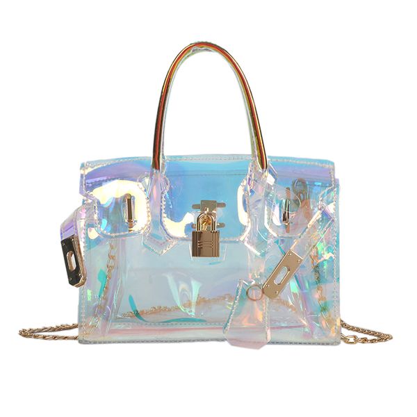 laser messenger bags lock candy women fashion jelly transparent handbags plastic shoulder bags hasp chains handbags holographic
laser messenger bags lock candy women fashion jelly transparent handbags plastic shoulder bags hasp chains handbags holographic