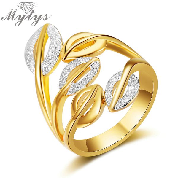 mytys yellow silver two tone color rings for women fashion party two-tone leaf hollow out female rings double color r1984, Golden;silver
mytys yellow silver two tone color rings for women fashion party two-tone leaf hollow out female rings double color r1984, Golden;silver