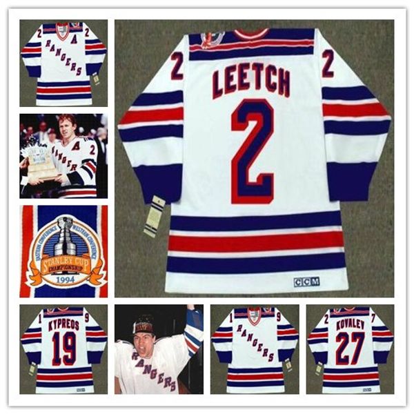 Men's 2 BRIAN LEETCH New York Rangers 19 NICK KYPREOS 27 ALEX KOVALEV 35 MIKE RICHTER 1994 CCM Vintage Home Hockey stitched Jersey
Men's 2 BRIAN LEETCH New York Rangers 19 NICK KYPREOS 27 ALEX KOVALEV 35 MIKE RICHTER 1994 CCM Vintage Home Hockey stitched Jersey