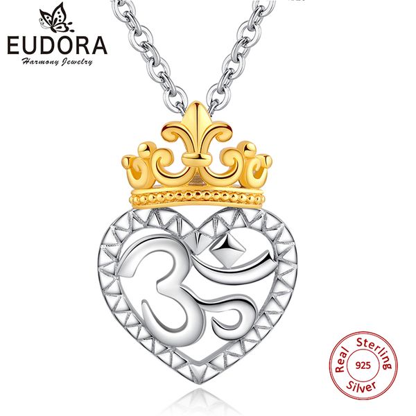 eudora 925 sterling silver heart gold crown pendant necklace unique design pendant for women fine jewelry mother birthday gift
eudora 925 sterling silver heart gold crown pendant necklace unique design pendant for women fine jewelry mother birthday gift