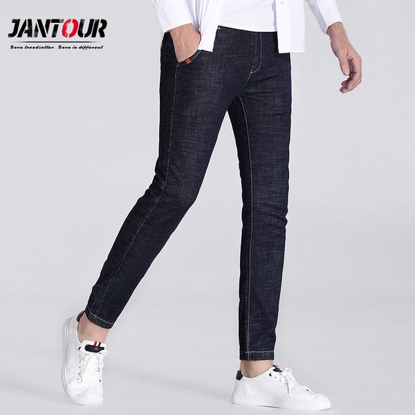 jantour 2018 men's elastic blue black jeans men denim nine pants slim regular straight fit homme trousers jean male
jantour 2018 men's elastic blue black jeans men denim nine pants slim regular straight fit homme trousers jean male