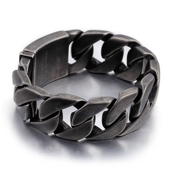kb76208-bd 22cm (8.65 inch) 25mm stainless steel heavy 178g large huge cuban curb chain bracelet vintage black tone mens gifts
kb76208-bd 22cm (8.65 inch) 25mm stainless steel heavy 178g large huge cuban curb chain bracelet vintage black tone mens gifts