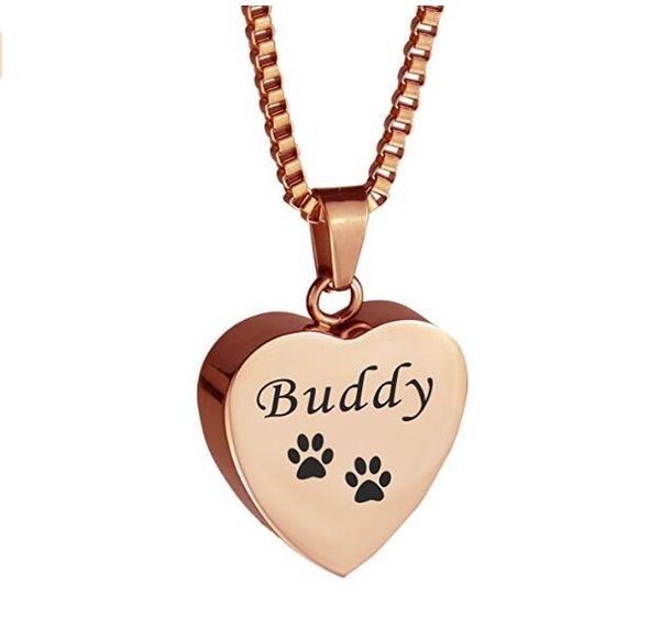 316 stainless steel flat heart engraved animal perfume bottle pendant necklace funeral cremation urn to commemorate pet jewelry, Silver
316 stainless steel flat heart engraved animal perfume bottle pendant necklace funeral cremation urn to commemorate pet jewelry, Silver