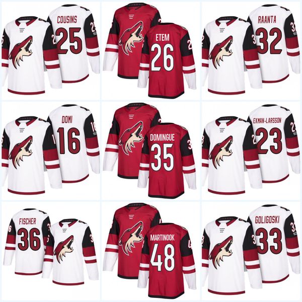 Womens 100th Patch 2018 Arizona Coyotes 25 Nick Cousins 16 Max Domi 26 Emerson Etem 33 Alex Goligoski 23 Oliver Ekman-Larsson Hockey jersey
Womens 100th Patch 2018 Arizona Coyotes 25 Nick Cousins 16 Max Domi 26 Emerson Etem 33 Alex Goligoski 23 Oliver Ekman-Larsson Hockey jersey